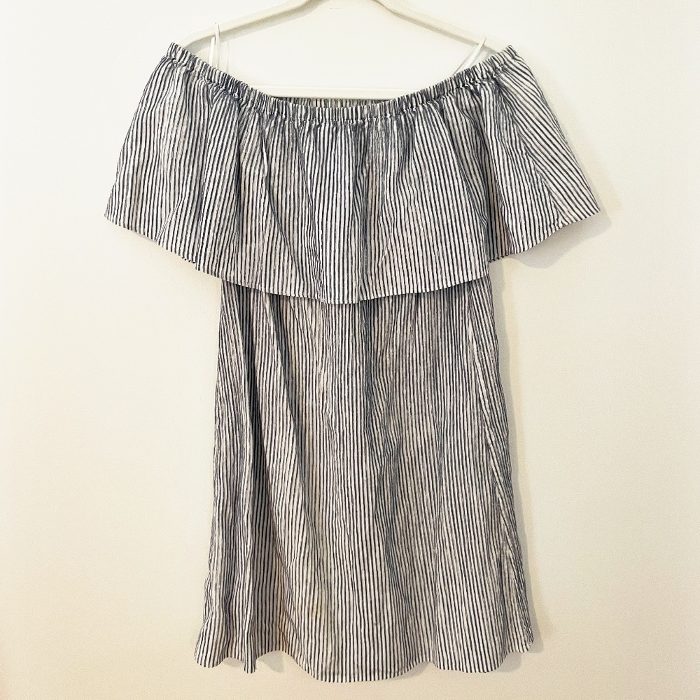 J Crew Off the Shoulder Dress